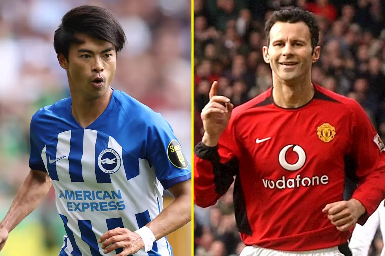 Kaoru Mitoma plays 'like prime Manchester United legend Ryan Giggs'