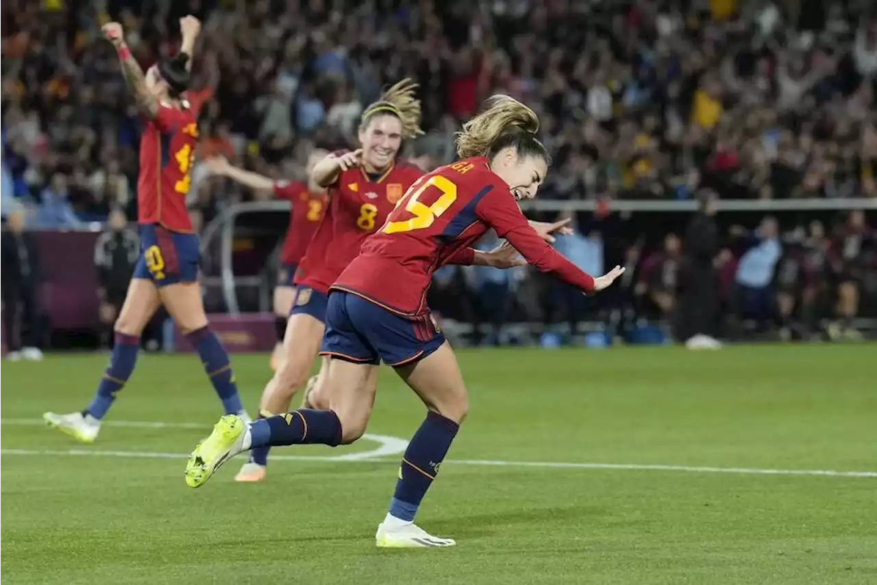 Spain wins its first Women's World Cup title, beating England 1-0 in the final