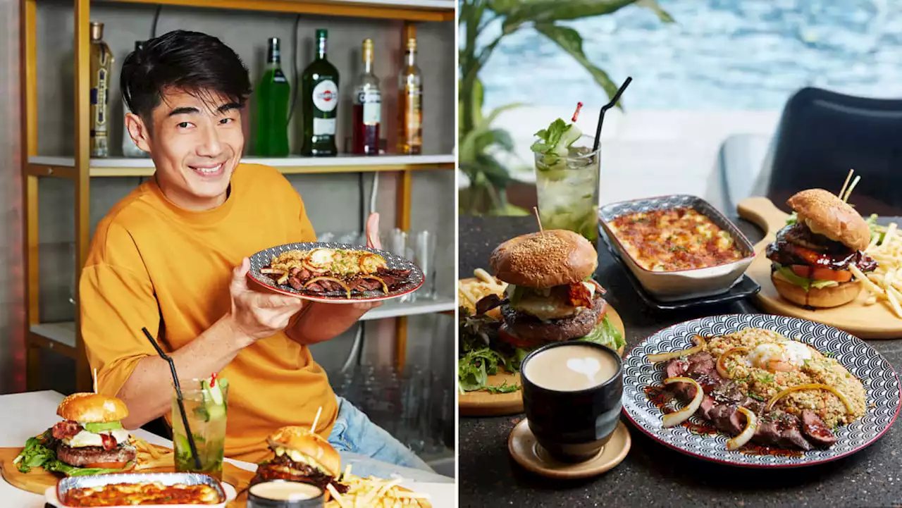 Adam Chen opens scenic hotel rooftop cafe with free pool access for diners