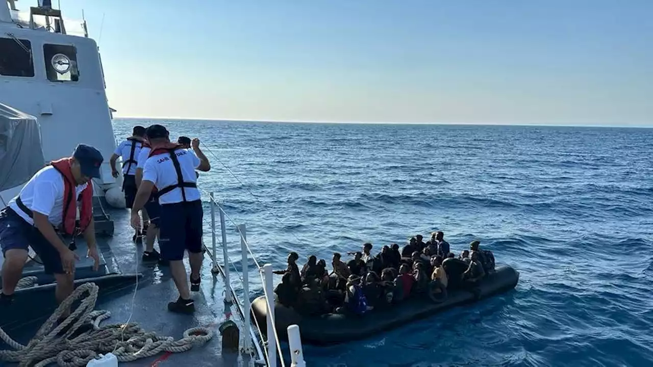 Turkish coast guards rescue 125 migrants illegally pushed back by Greece