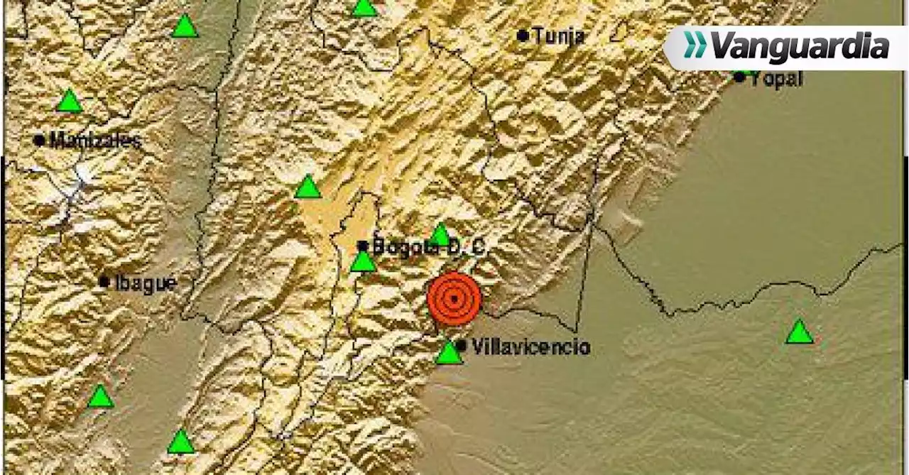 Nuevo sismo se registró en El Calvario, Meta, este domingo