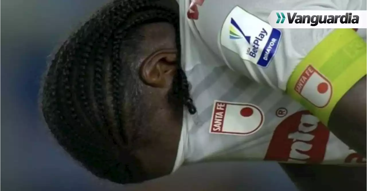 Se conoció el grado de la lesión de Hugo Rodallega, que dejó en vilo a los hinchas de Santa Fe