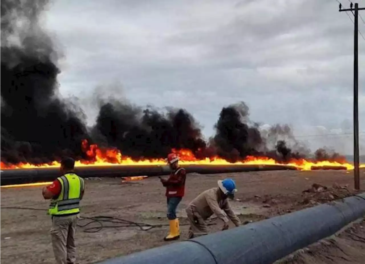 Provocan vientos de huracán Hilary incendio en mina en Baja California Sur