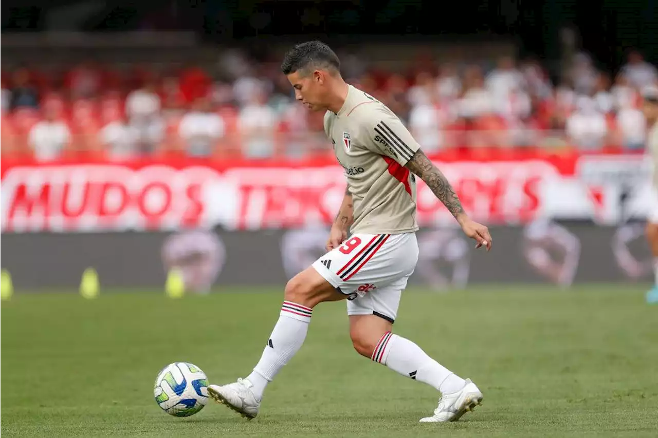 São Paulo, con James Rodríguez como titular, empató 0-0 ante el Botafogo de Diego Costa