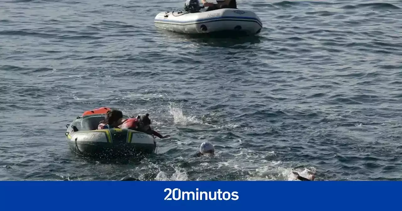 Inés López, con discapacidad intelectual y física, supera una travesía a nado y una carrera: 'Es un reto, una nueva experiencia'