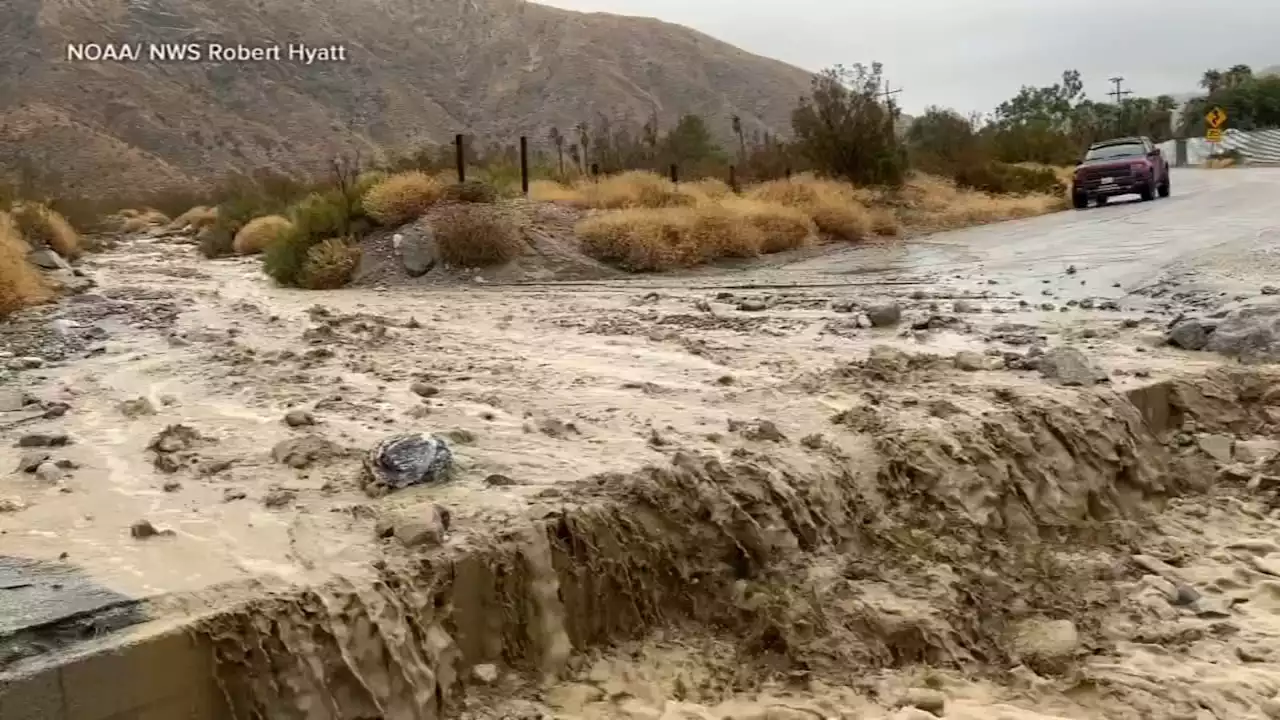 Post-Tropical Storm Hilary pushes into Nevada after drenching Southern California