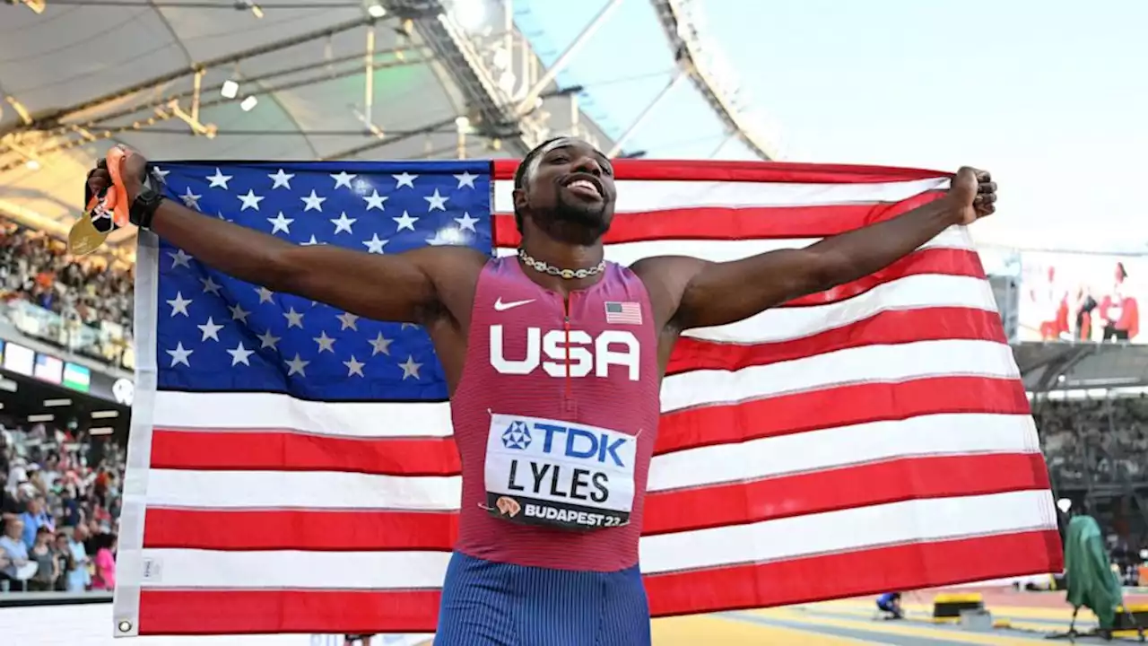 Noah Lyles wins 100-meter world title in Budapest