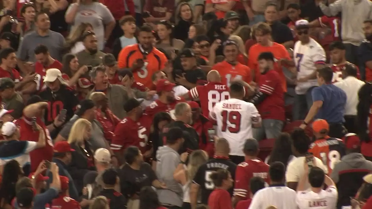 Fight breaks out at Levi's Stadium during 49ers-Broncos preseason game