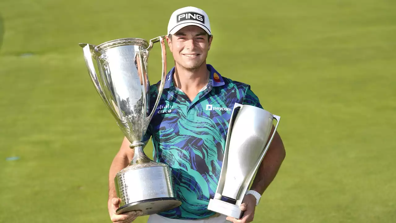 Hovland rallies with 61 to win BMW, Dunlap captures US Amateur