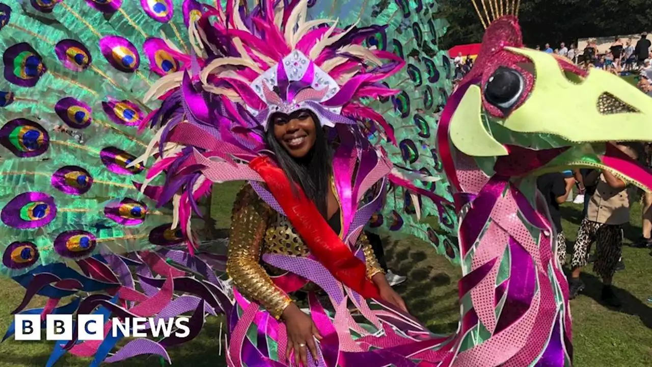 Leeds West Indian Carnival: Police uniform twist on costume designs