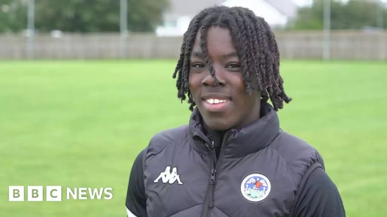 Teenage footballer gives injury payout to Helston foodbank