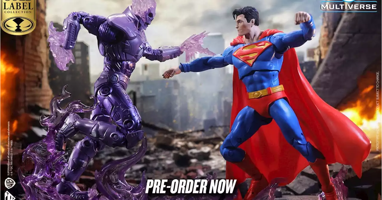 Superman Battles the Atomic Skull with McFarlane Toys Exclusive 2-Pack