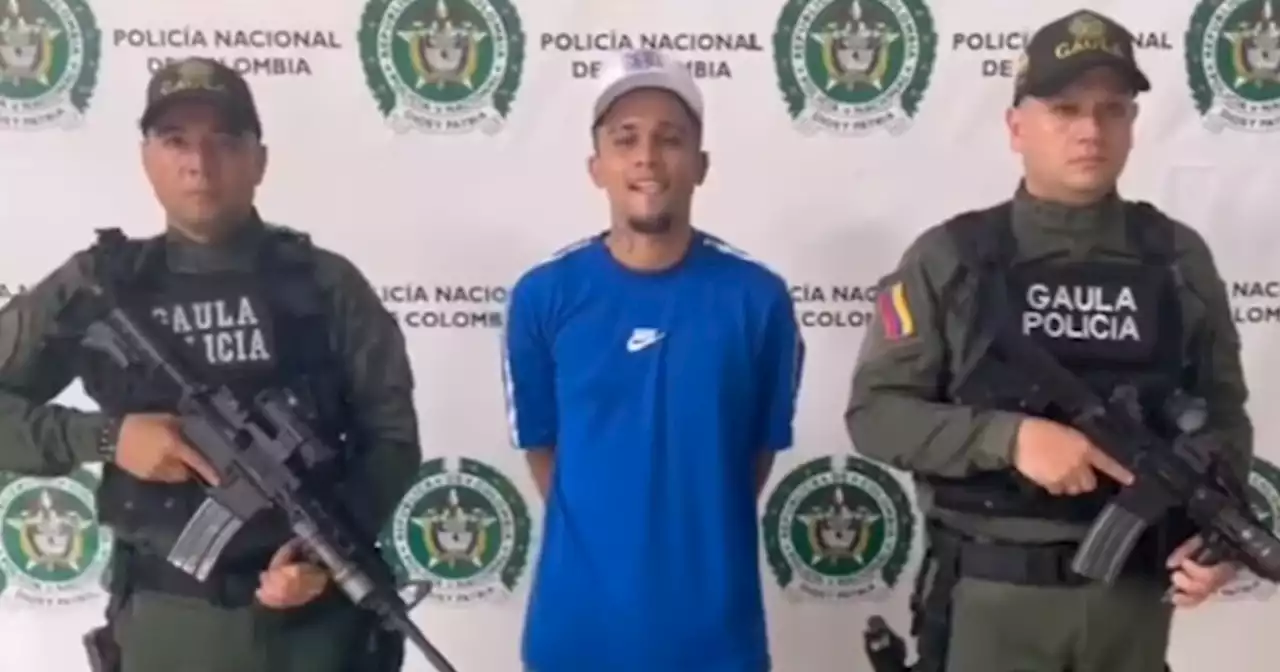 Capturan a alias 'Rafa', uno de los más buscados de Santander por varios asesinatos de comerciantes