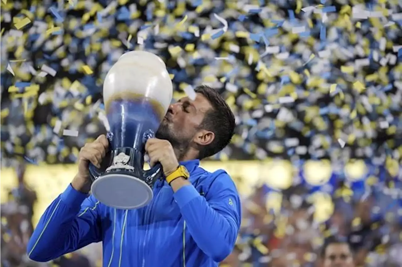 Djokovic outlasts Alcaraz in nearly 4-hour singles final in Cincinnati; Gauff nets women's title