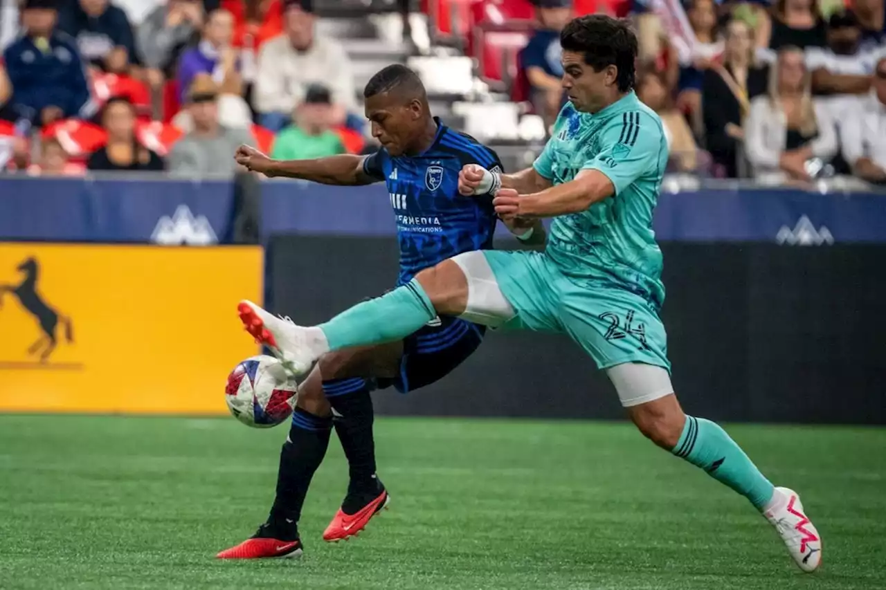 San Jose Earthquakes beat Vancouver Whitecaps 1-0 on their only shot on goal