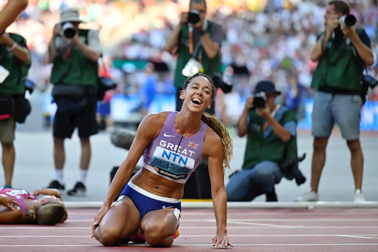 Johnson-Thompson holds on to gold in heptathlon over Hall by the slimmest of margins at worlds