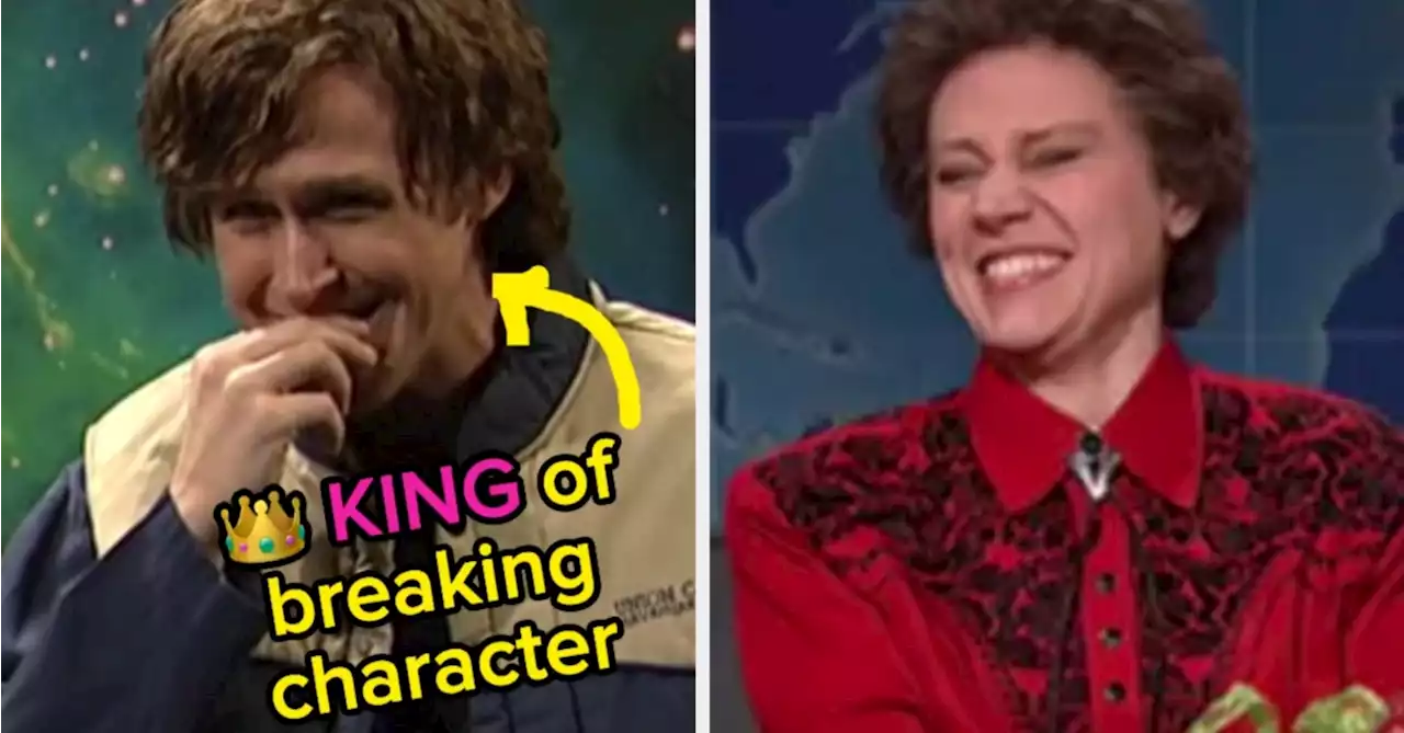 33 Times People Hilariously Broke Character On 'SNL' And Unintentionally Made The Sketch 10x Funnier