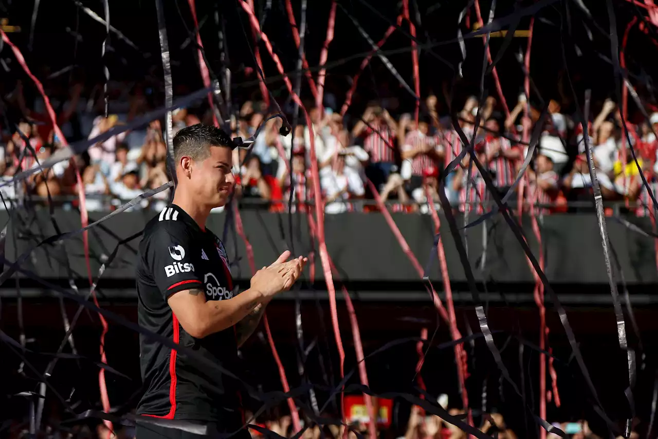 James Rodríguez, inscrito y disponible para juego de Copa Sudamericana ante Liga de Quito