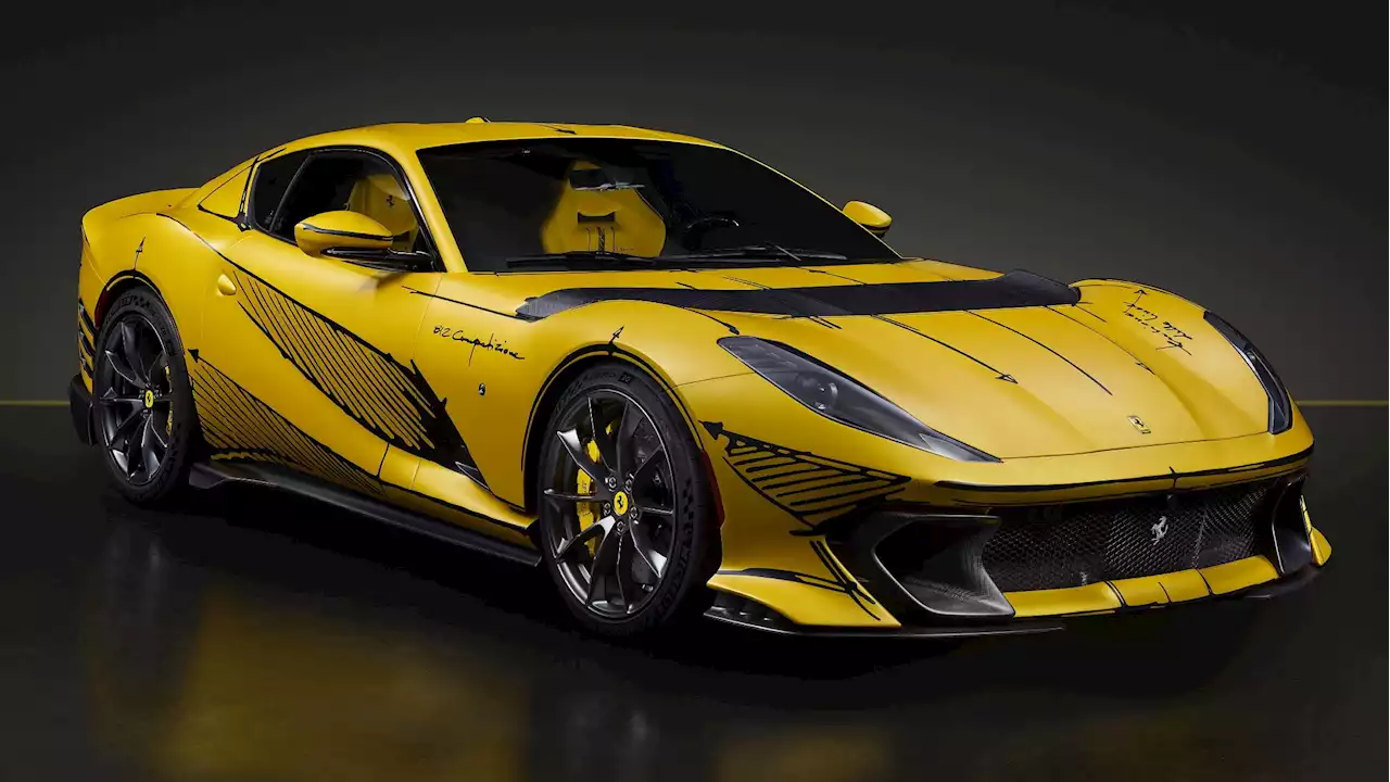 One-Off Ferrari 812 Competizione Looks Like It Escaped From Chief Designer's Sketchbook