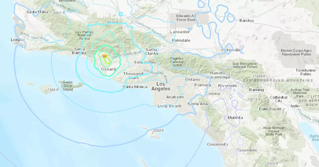 Magnitude 5.1 earthquake hits Ojai in Ventura County