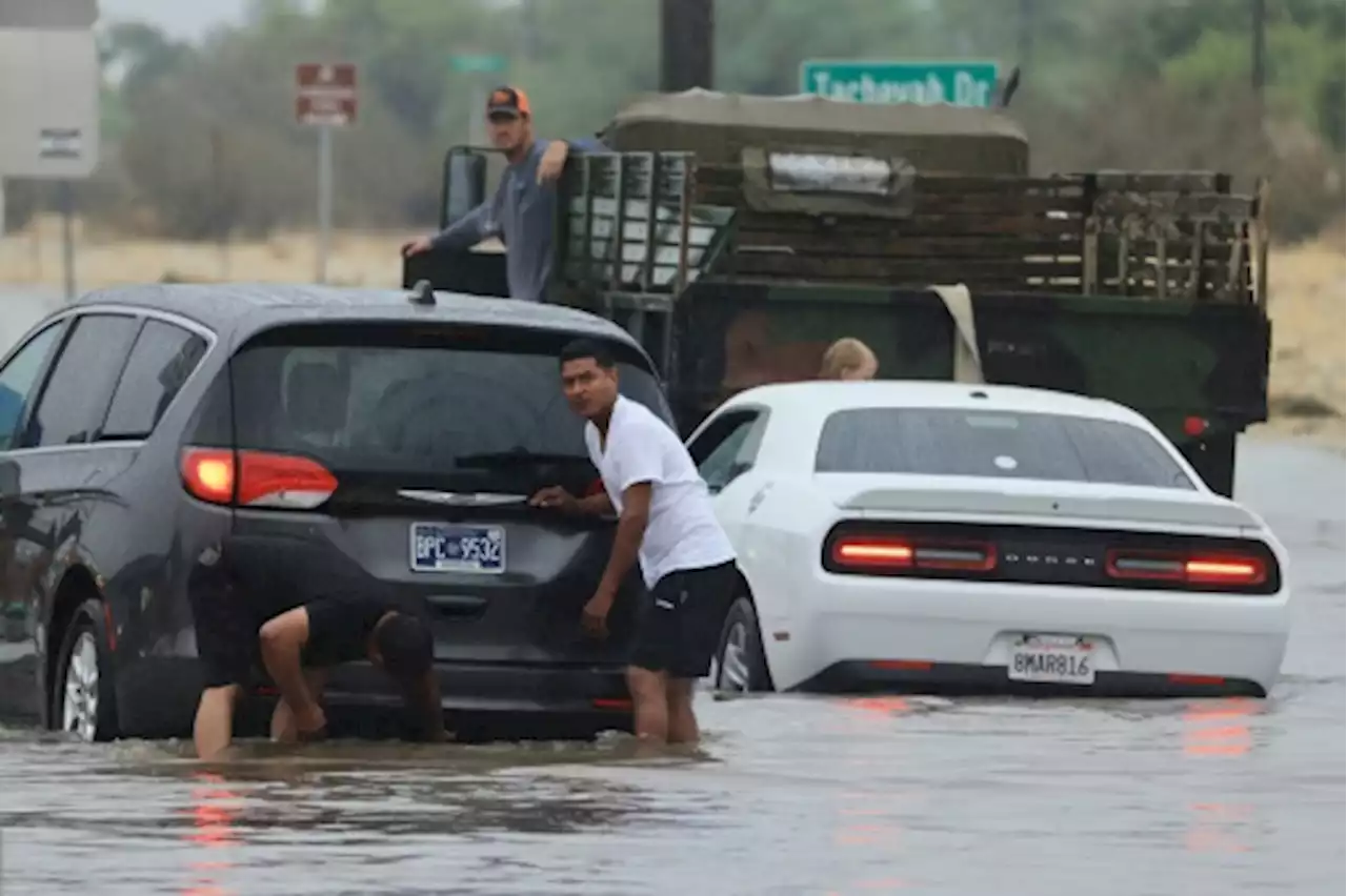 Tempête tropicale Hilary : des pluies torrentielles s'abattent en Californie