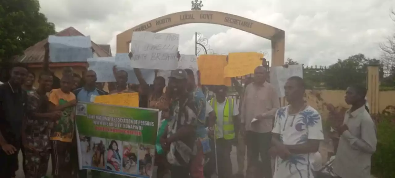 Persons with disabilities protest non-inclusion in Delta employment