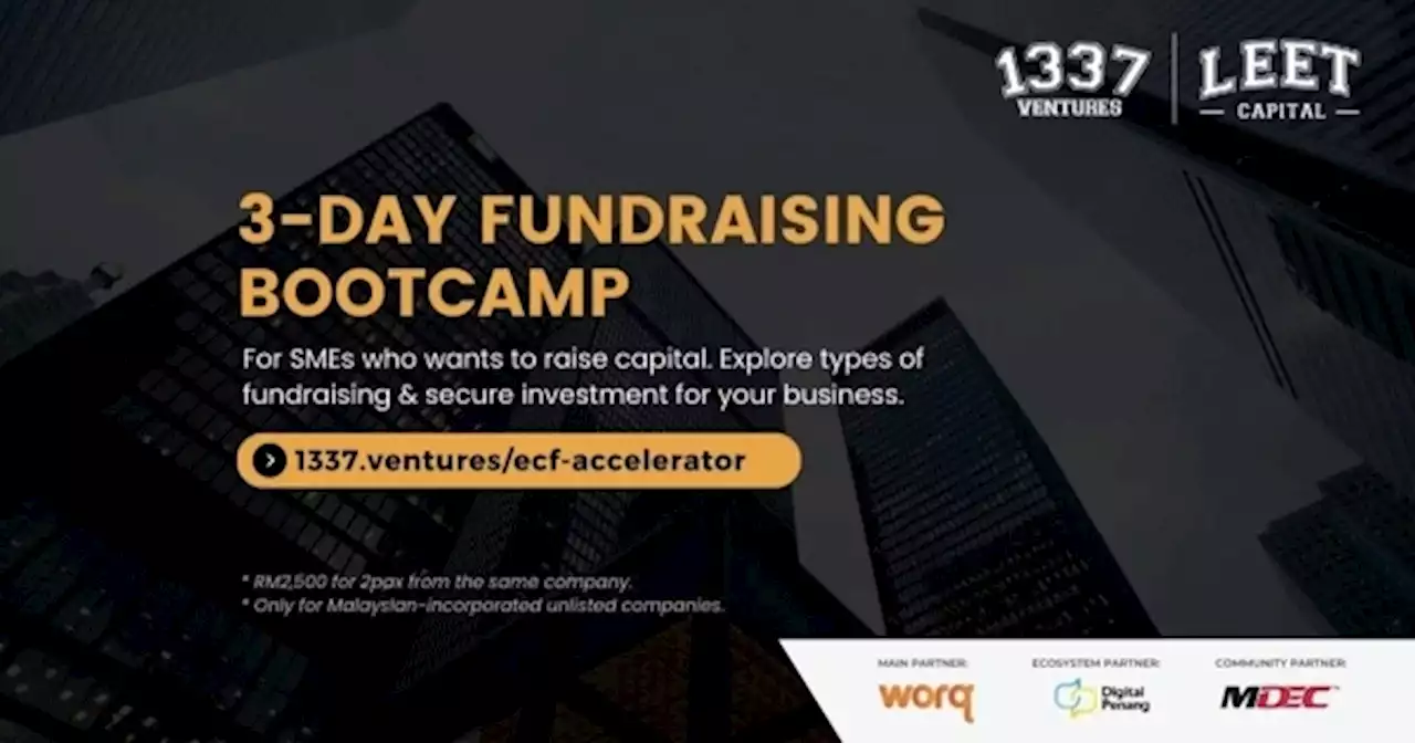 1337 Ventures' 3-day ECF Accelerator bootcamp is back for a third cohort