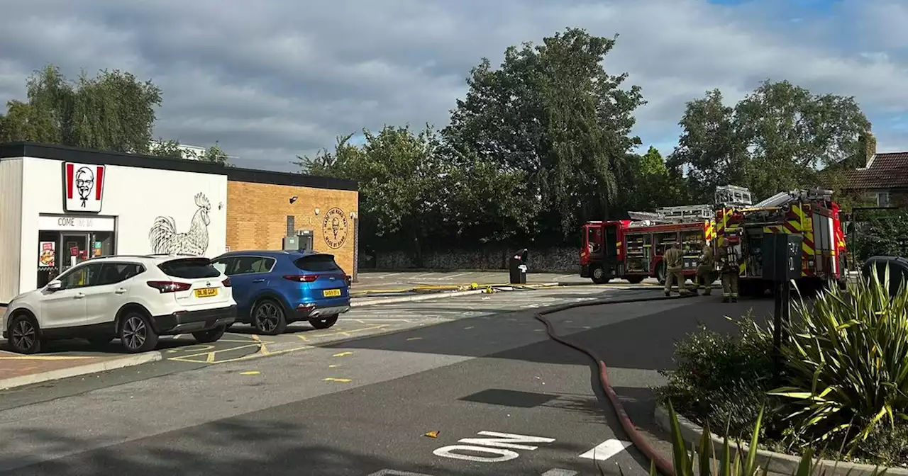 Live updates as KFC catches fire and smoke billows into air