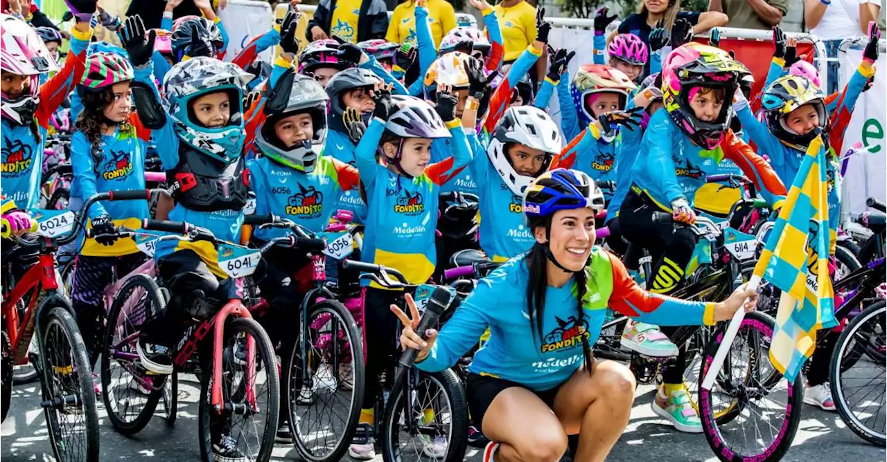 Éxito en el Gran Fondito de Mariana Pajón, inscritos compartieron con la múltiple medallista olímpica