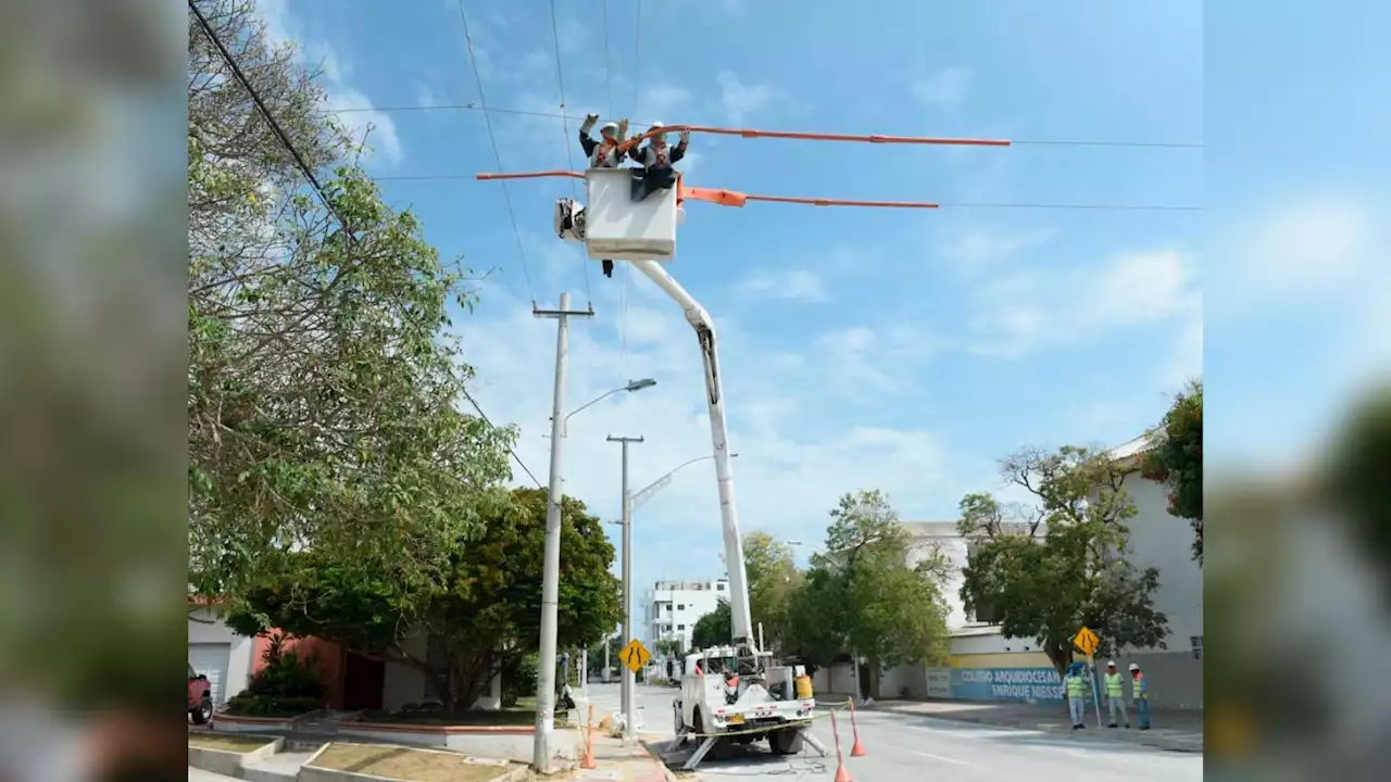 Este martes realizarán cortes eléctricos en varios sectores de Barranquilla