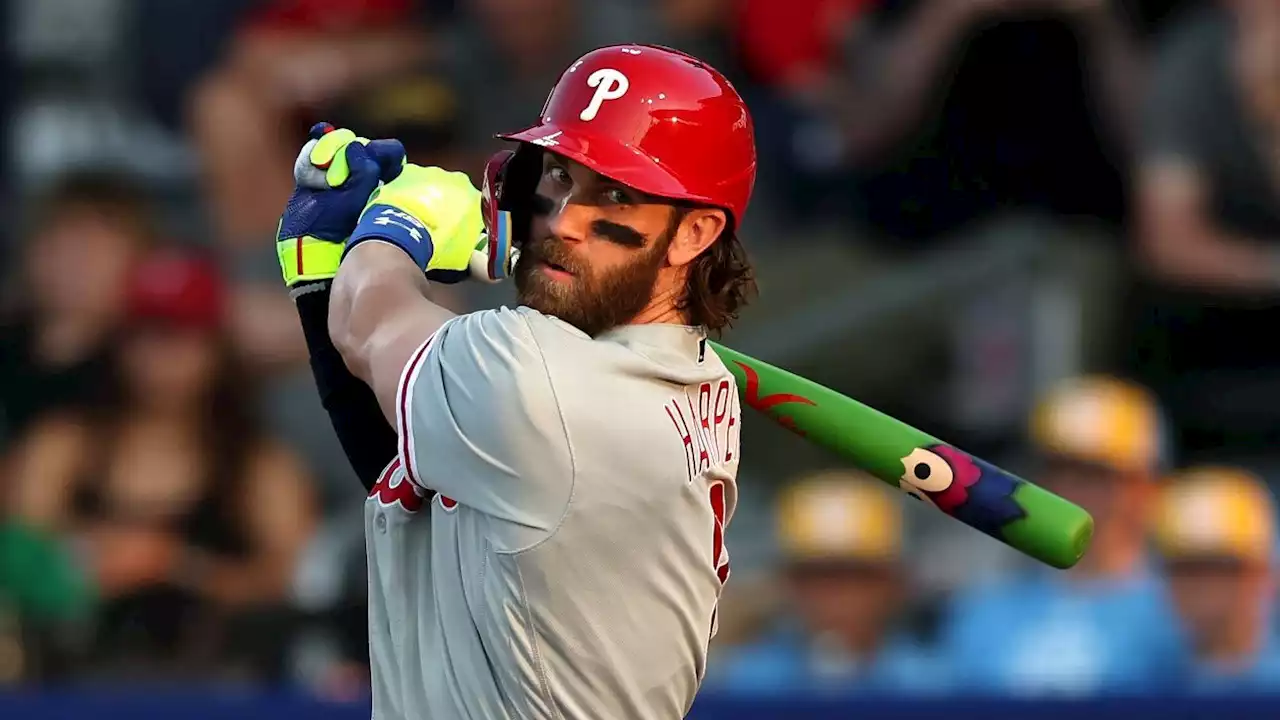 Bryce Harper, Bryson Stott stand out at Little League Classic with custom bats