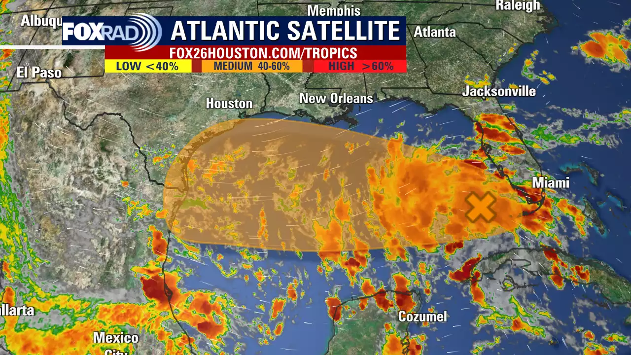 Houston weather: Tropical wave in Gulf of Mexico will bring some hope to the area