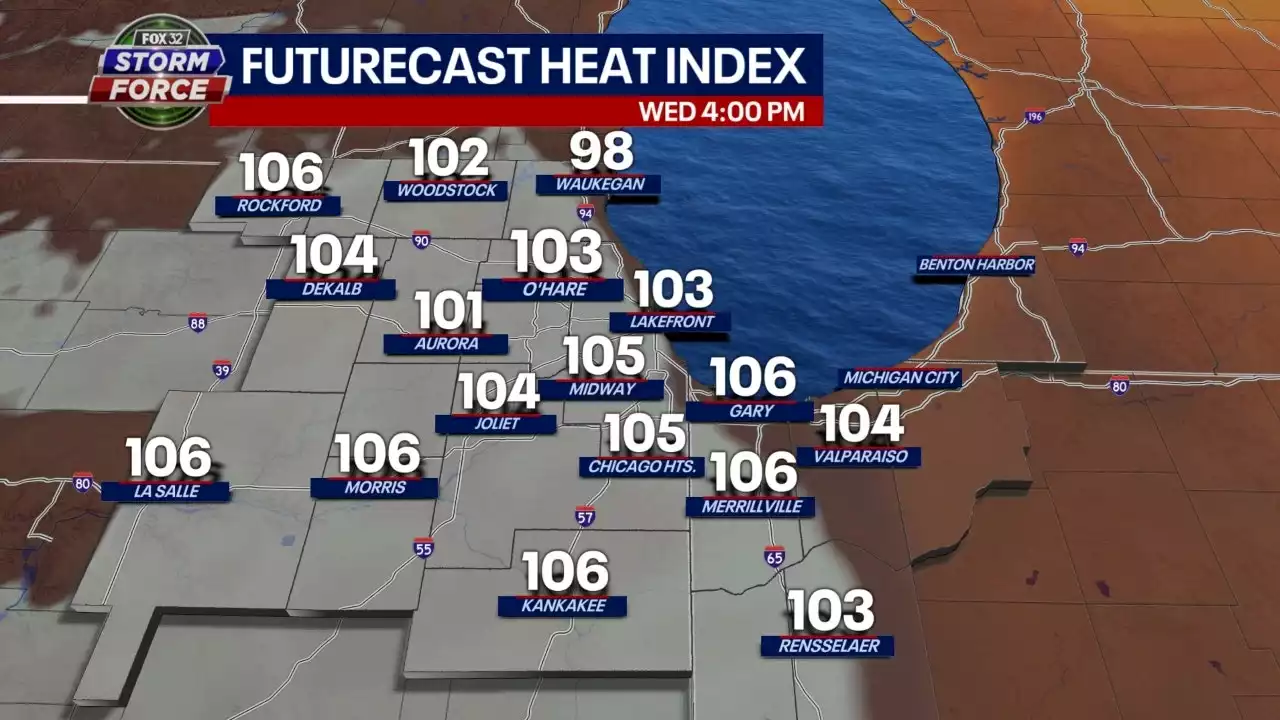 Deadly heat is coming for Chicago by Wednesday