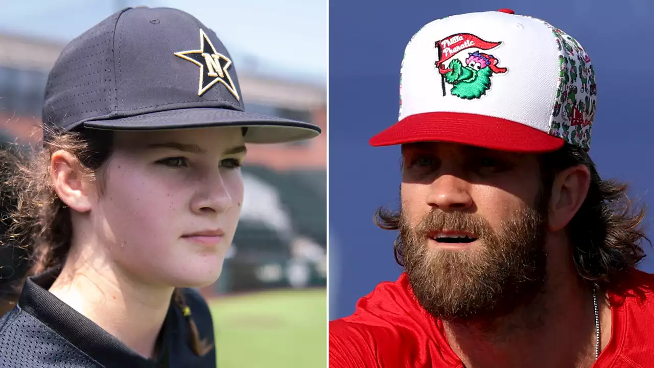 Phillies' Bryce Harper meets only female player in Little League World Series: ‘I’m really happy for you'