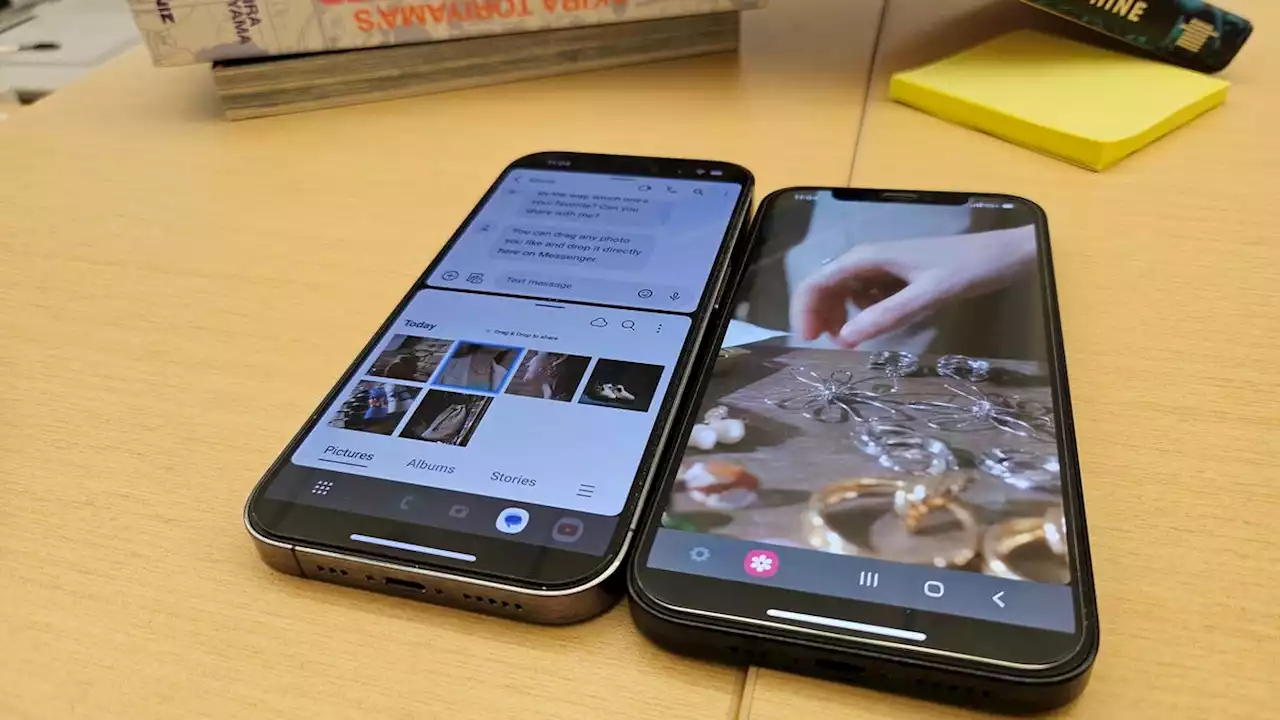 Samsung Tries to Entice iPhone Users With Fake Foldable Experience