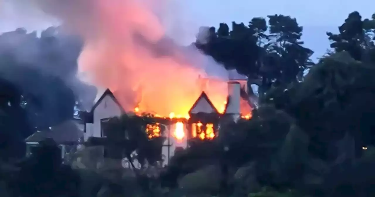 Glasgow hotel site on fire again as crews tackle early morning blaze