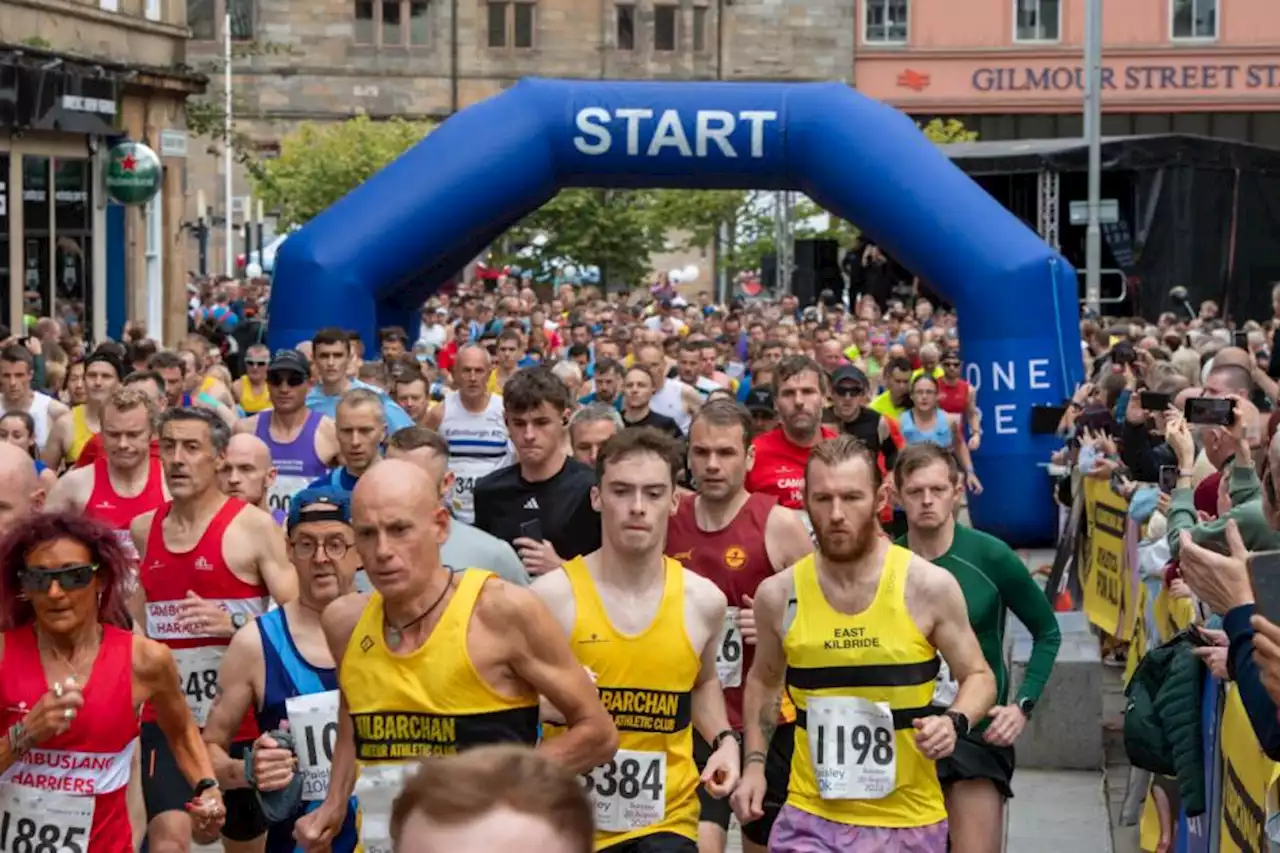 'Huge success': Record numbers take part in Paisley 10k and Fun Run