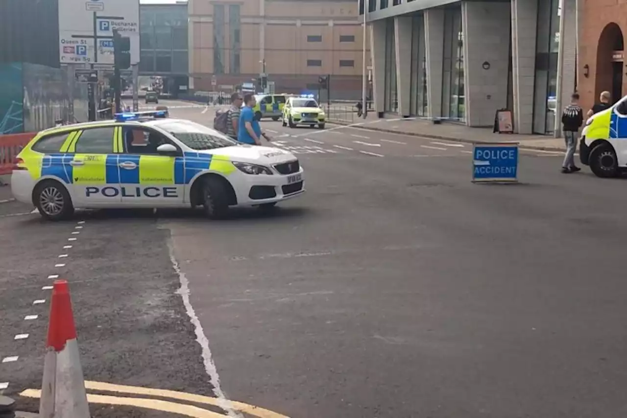 Police update after city centre roads sealed off due to cyclist incident