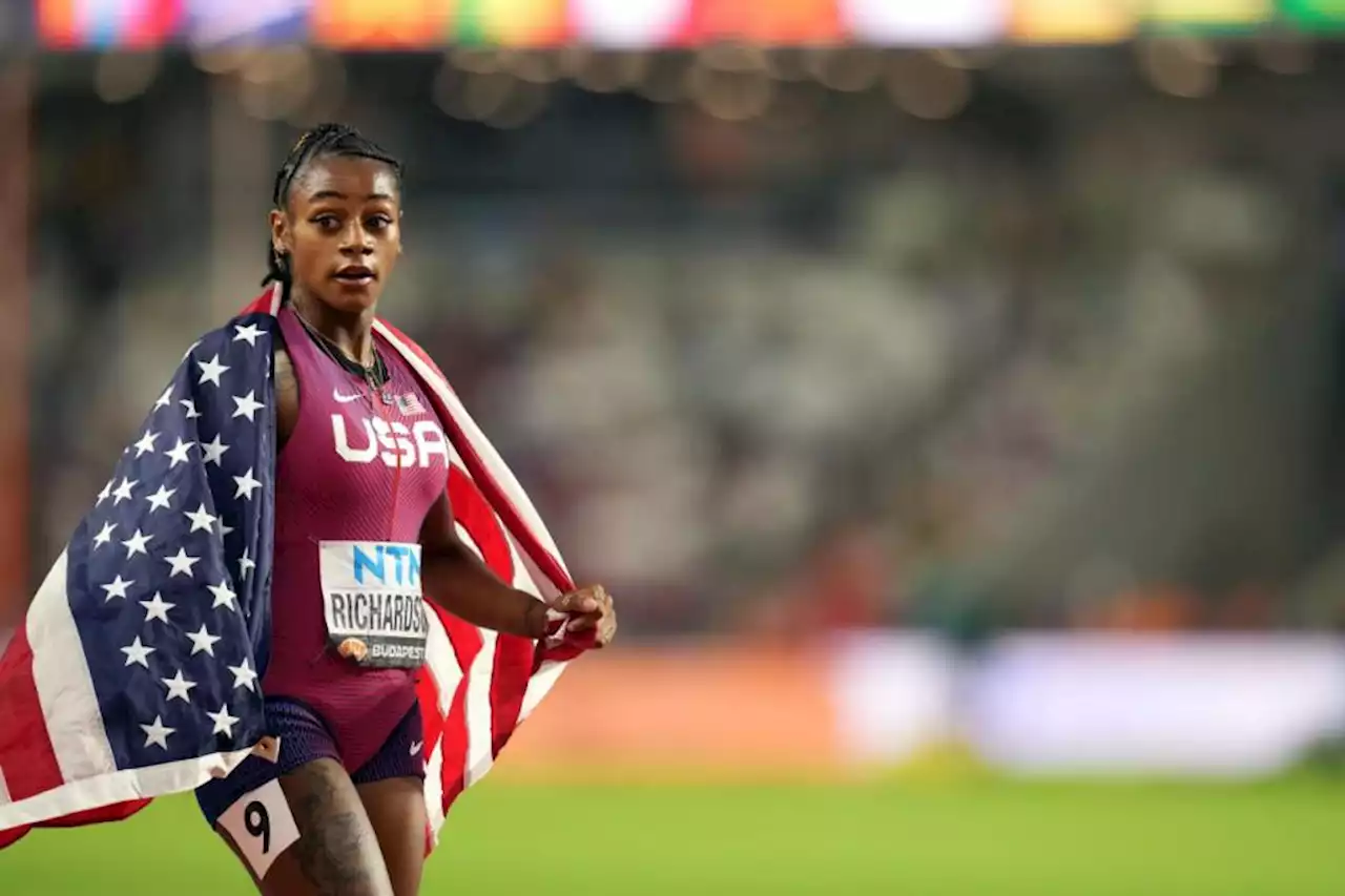 Sha’Carri Richardson wins world 100m title with Dina Asher-Smith eighth