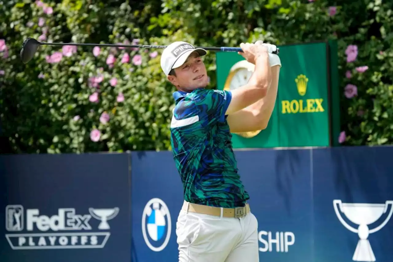 Viktor Hovland claims fifth PGA Tour title after stunning final round in Chicago