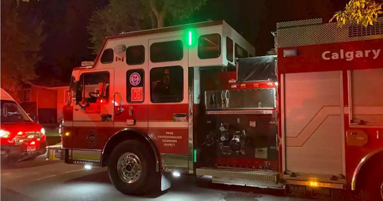 2-alarm fire at a warehouse in southeast Calgary