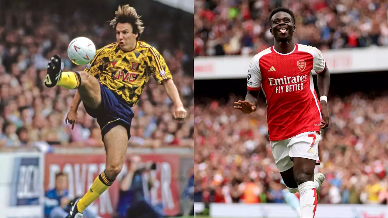 Persistent and consistent: Arsenal star Bukayo Saka equals Gunners legend Paul Merson's record of playing in 82 straight matches