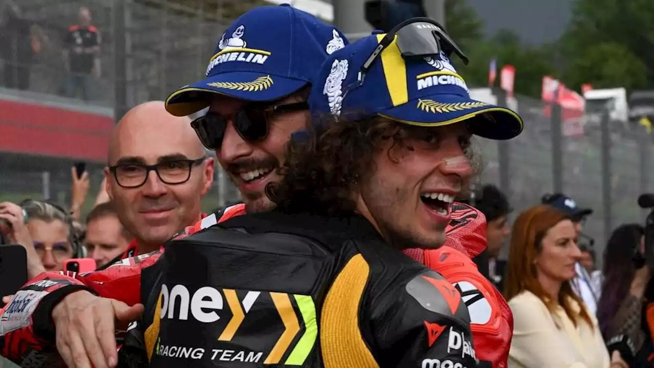 Rossi Laughter With Pecco and Bezzecchi