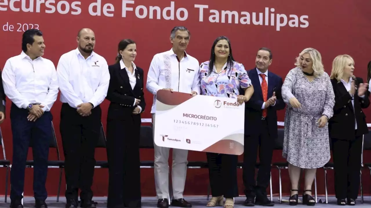 Américo Villareal y Nafinsa entregan créditos a 4 mil beneficiarios en Tamaulipas