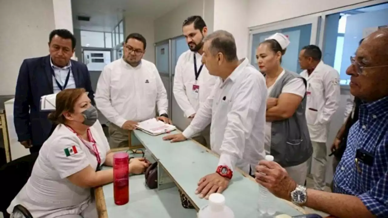 Pedro Zenteno recorre unidades médicas del ISSSTE en Jalisco