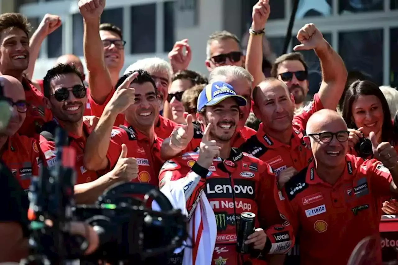 Dominasi Pembalap Ducati di MotoGP, Bagnaia Sapu Bersih GP Austria