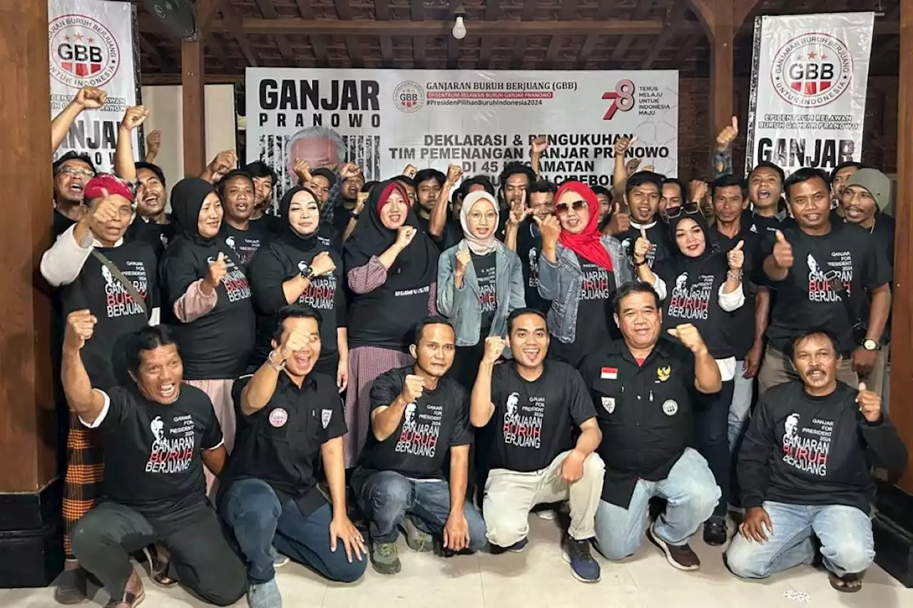 GBB Kukuhkan Tim Pemenangan Ganjar di 45 Kecamatan Seluruh Wilayah Cirebon