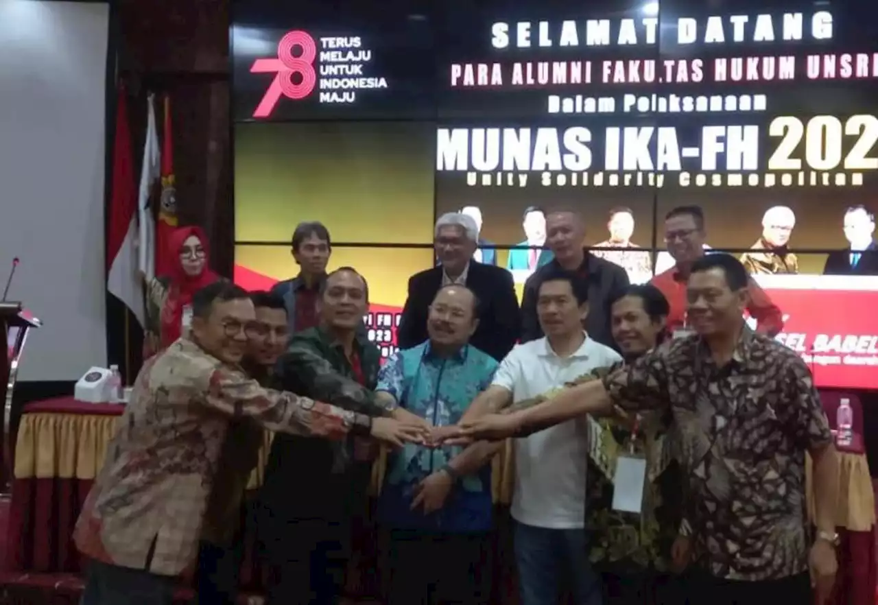 Patra M Zen Terpilih Menjadi Ketua Umum IKA-FH Unsri