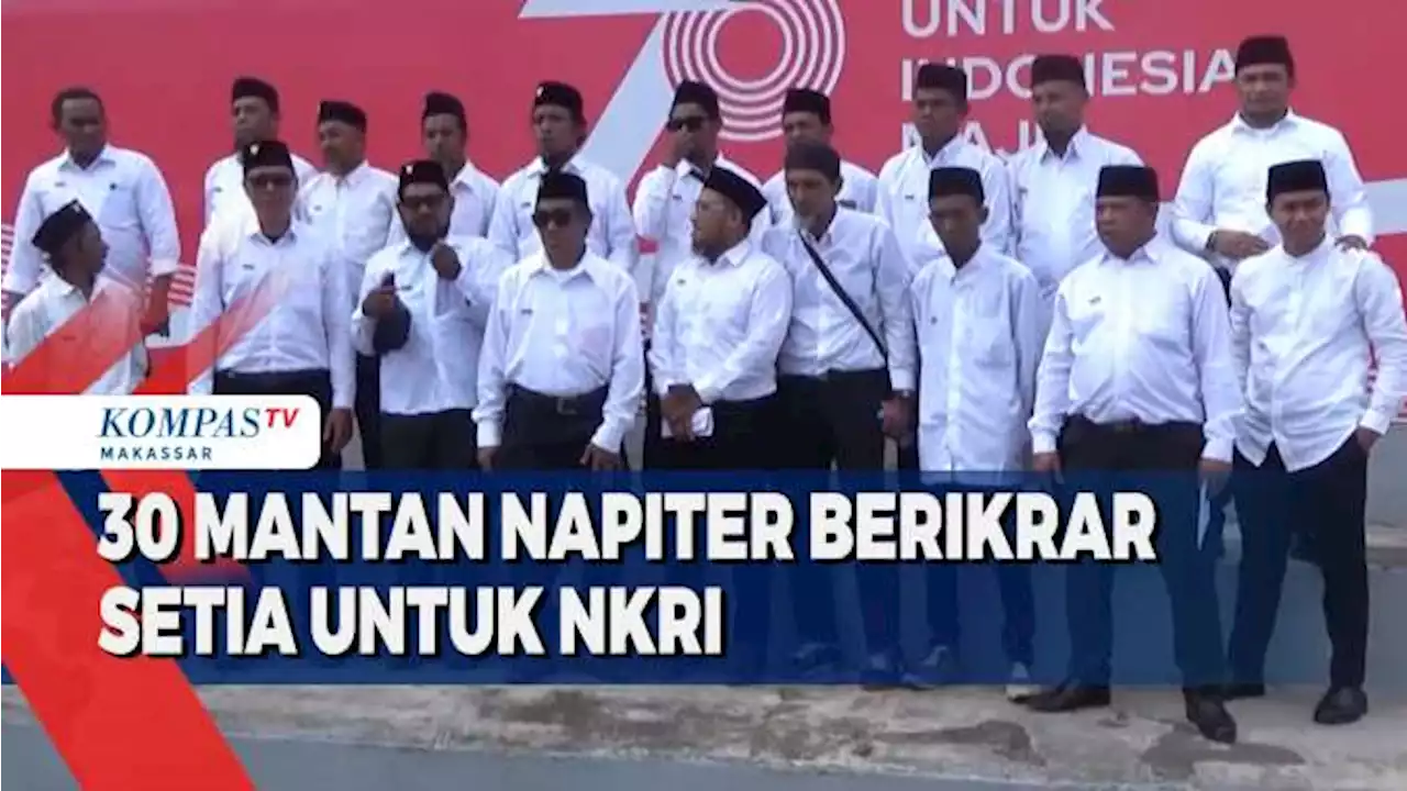 30 Mantan Napiter Berikrar Setia Untuk NKRI