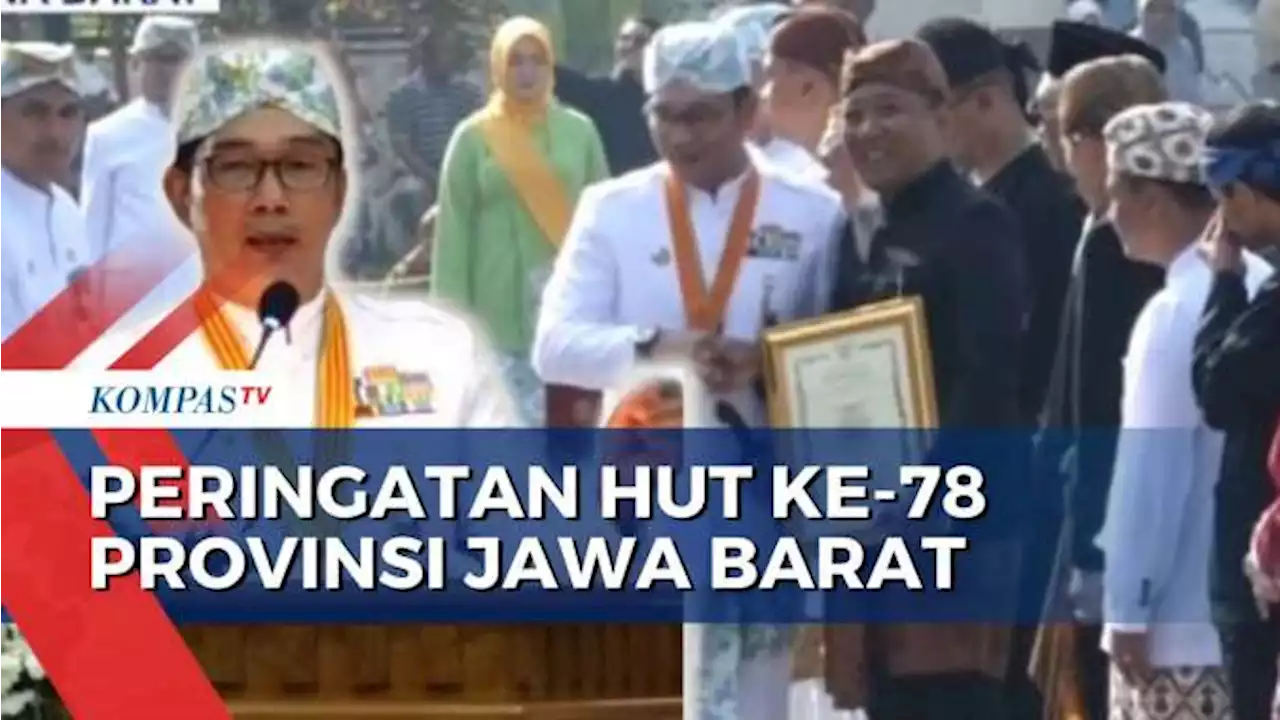 Peringatan HUT Ke-78 Provinsi Jawa Barat, Ratusan Penari Ikut Meriahkan Acara